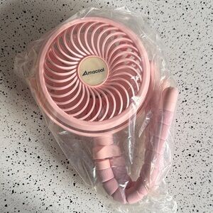 Pink Amacool D07 Portable Battery Fan – New